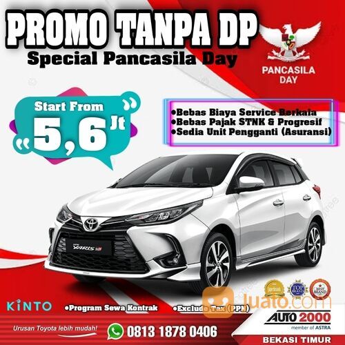 PROMO TANPA DP TOYOTA YARIS 2022 - SEWA KONTRAK KINTO