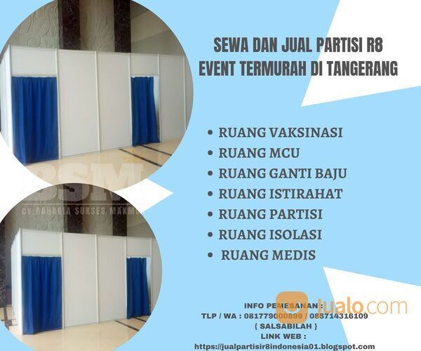 SEWA RUANGAN PARTISI - RUANG GANTI BOGOR