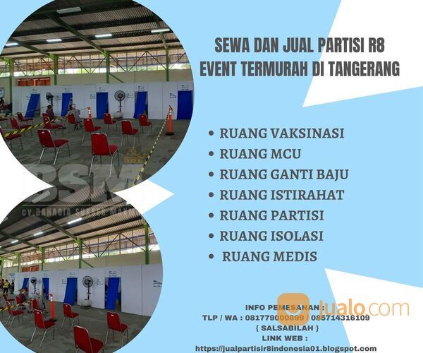 SEWA RUANGAN PARTISI - RUANG GANTI BOGOR