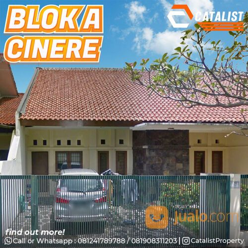 Rumah Di Blok A Cinere Depan Mall Cinere lokasi sangat strategis dalam komplek