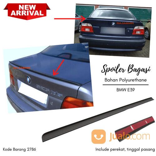 Spoiler Bagasi BMW E39 Bahan Polyurethane Warna Hitam