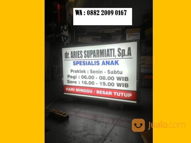 Huruf Timbul Papan Nama Tegal