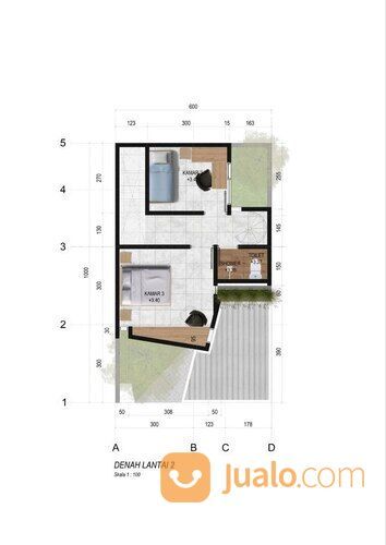 Rumah Rooftop Mewah 3LT dekat AEON Mall BSD Bintaro Jakarta Selatan Tangerang