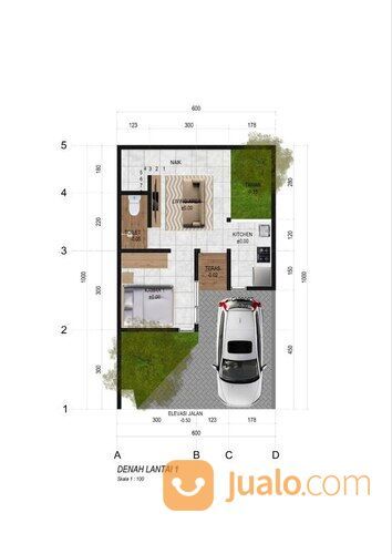 Rumah Rooftop Mewah 3LT dekat AEON Mall BSD Bintaro Jakarta Selatan Tangerang