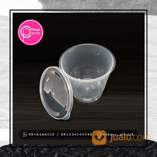 Cup Plastik Pudding 150 ml - Kemasan Minuman Kekinian - Cetak Sablon Kemasan