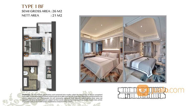 APARTEMEN PAKUWON RESIDENCES BEKASI, 600 Jt-an dgn Fasilitas seperti Kota Kasablanka