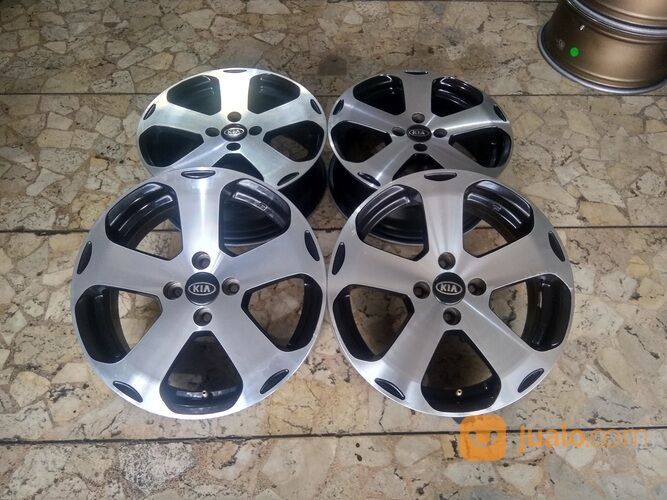 VELG MOBIL BEKAS ORI COPOTAN KIA RIO RING 16 LEBAR 6 PCD 4x100 (4pcs)