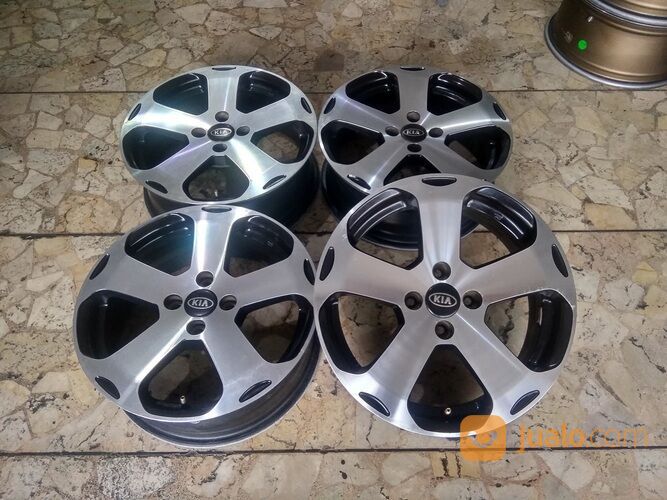 VELG MOBIL BEKAS ORI COPOTAN KIA RIO RING 16 LEBAR 6 PCD 4x100 (4pcs)