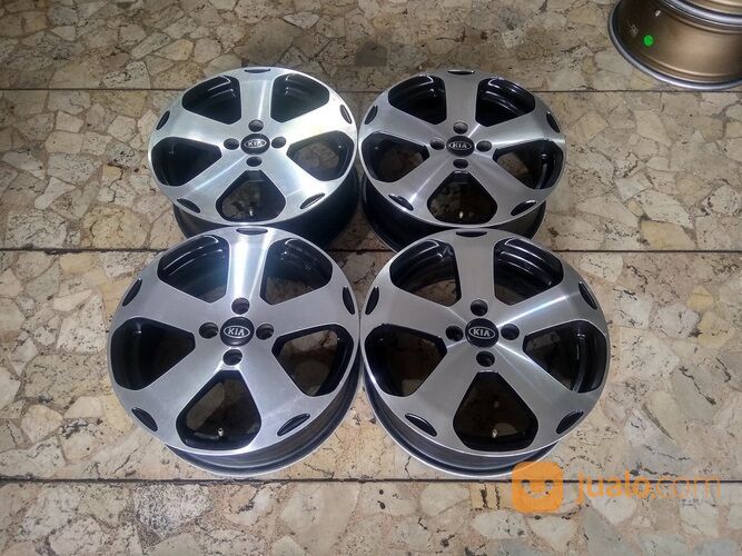 VELG MOBIL BEKAS ORI COPOTAN KIA RIO RING 16 LEBAR 6 PCD 4x100 (4pcs)