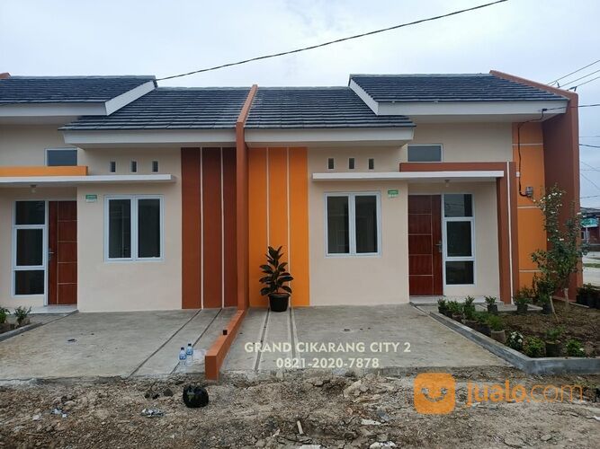 Rumah subsidi siap huni sudah ada dapur dekat pintu tol Karawang barat, Unsika, KIIC