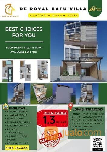 VILLA MURAH BATU DENGAN VIEW 360 DRAJAT
