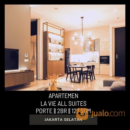 LaVie All Suites Apartemen 2BR High Floor Fully Furnished