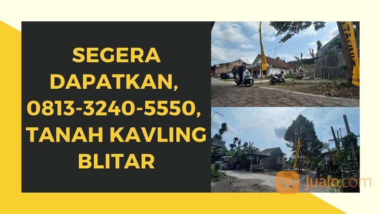 SEGERA DAPATKAN, 0813-3240-5550, Tanah Kavling Blitar