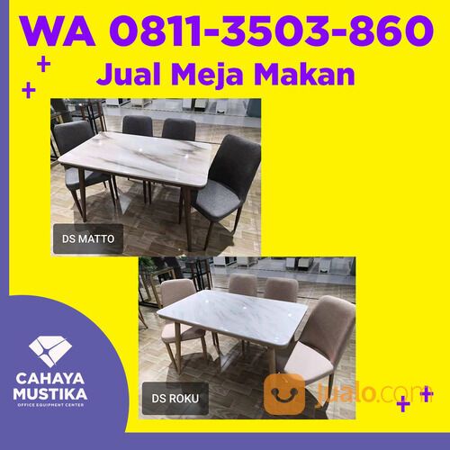 WA 0811-3503-860, Meja Makan Tempered Glass Malang
