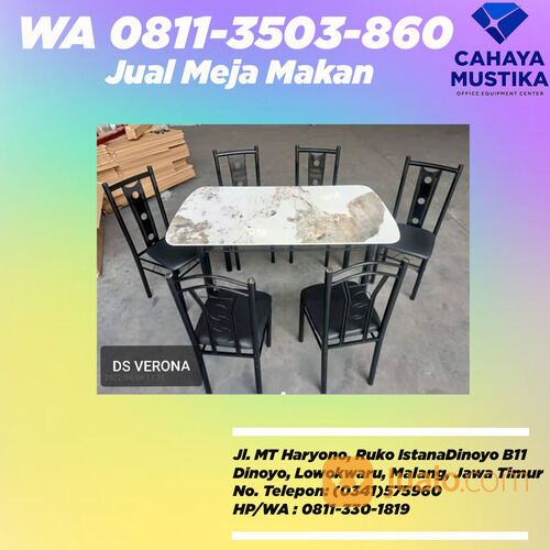 WA 0811-3503-860, Meja Makan Tempered Glass Malang
