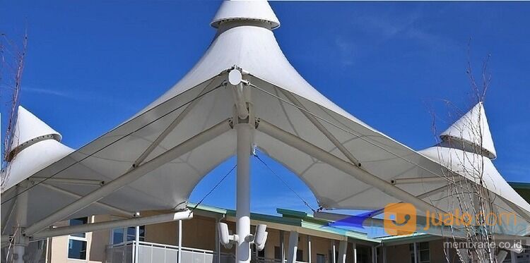 PASANG KANOPI MEMBRAN || TENDA CANOPY MEMBRANE KAIN DESAIN ELEGAN & LOKAL