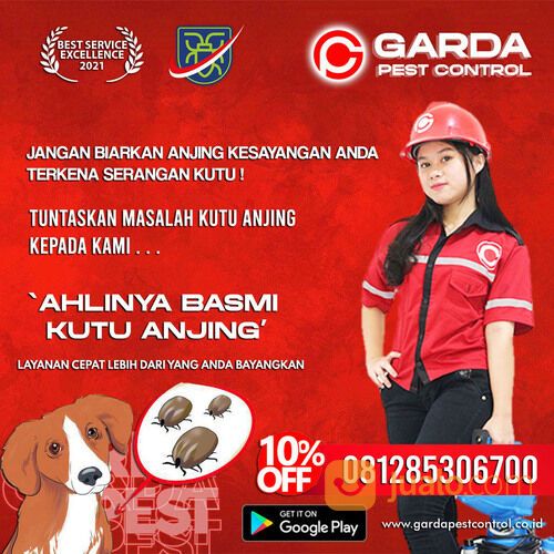 Jasa Pembasmi Kutu Anjing di Solo | 0812-8530-6700- Garda Pest Solo