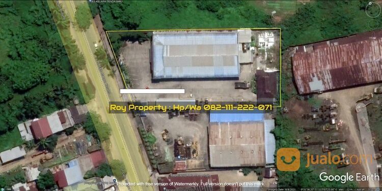 MURAH Gedung Kantor dan Gudang di Ciptomangunkusumo Samarinda 5000 m2 Kalimantan Timur