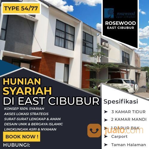 Perumahan Syariah Cileungsi Bogor | ROSEWOOD EAST CIBUBUR