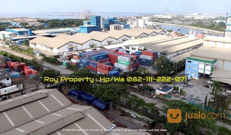 STRATEGIS Tanah dan Gudang di KBN Marunda Cilincing 3.2 Ha Jakarta Utara ADA PELABUHAN JETTY