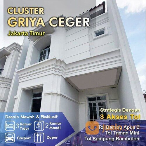Rumah classic modern cluster Ceger Cipayung Jakarta Timur