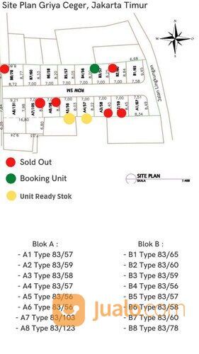 Rumah classic modern cluster Ceger Cipayung Jakarta Timur