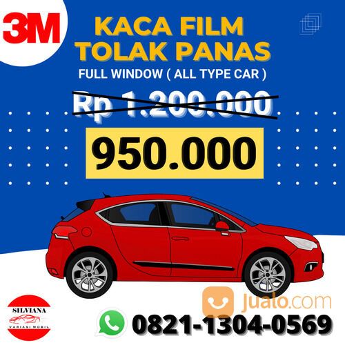 PROMO KACA FILM 3M BLACK BEAUTY FULL KACA | SILVIANA VARIASI MOBIL DEPOK