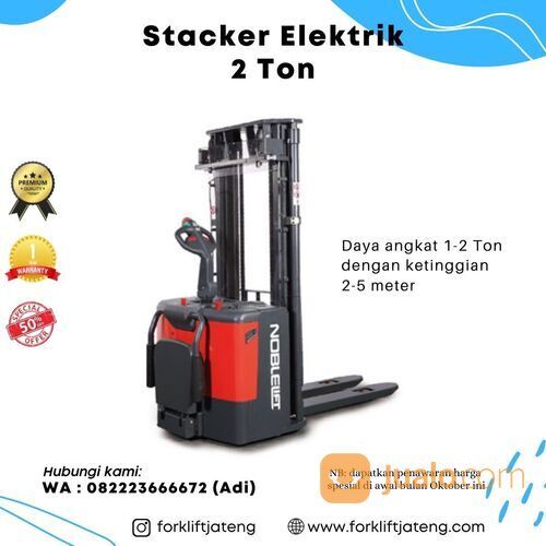 Hand Stacker Elektrik Solo Murah / Hand lift Elektrik Solo Murah terpercaya