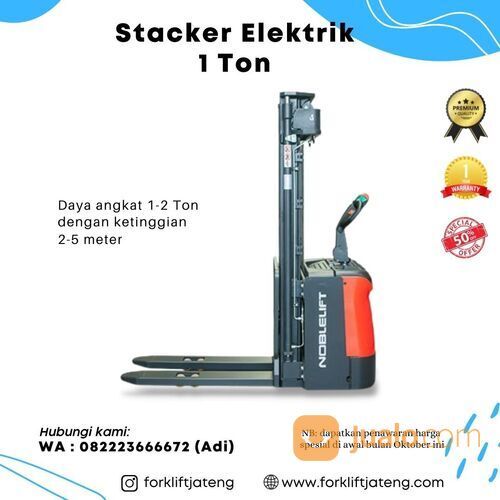 Hand Stacker Elektrik Solo Murah / Hand lift Elektrik Solo Murah terpercaya