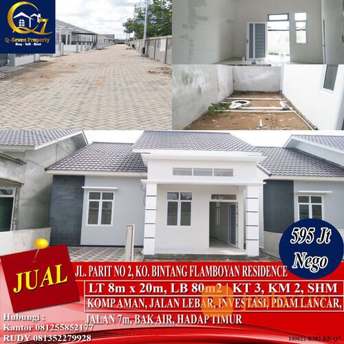 Rumah Baru Jl. Parit Baru, Ko. Bintang Flamboyan Residence, Pontianak