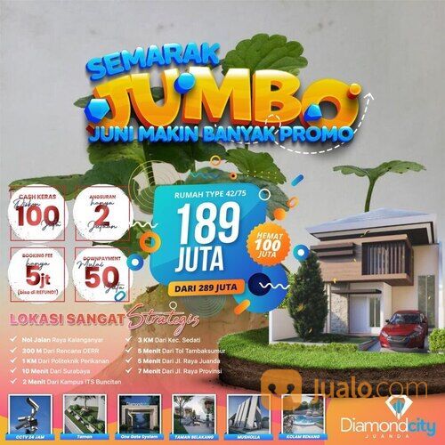 Perumahan Murah Bagus di Sidoarjo, Diamond City Juanda 1