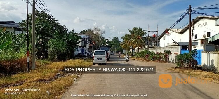 Tanah Cikupa Tangerang Banten 1.1 Ha Kawasan Industri Bonen INDUSTRI - MURAH