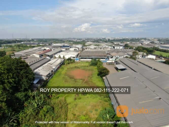 Tanah Cikupa Tangerang Banten 1.1 Ha Kawasan Industri Bonen INDUSTRI - MURAH