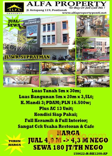 Alfa Property Ruko WR. Supratman, Pontianak, Kalimantan Barat