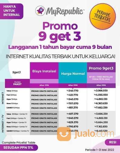 Promo Wi-Fi MyRepublic Semarang