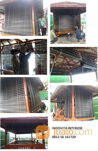 Tirai krey aluminium outdoor