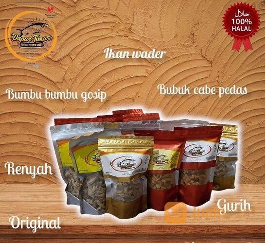 Ikan Wader Goreng Crispy renyah bergizi gurih enak siap makan praktis dan higienis 100g