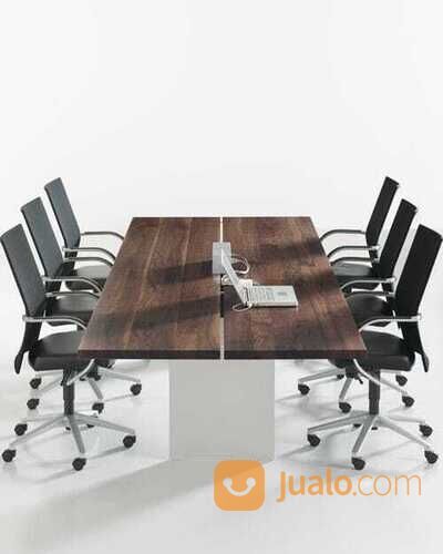 meja meeting industrial 6 orang