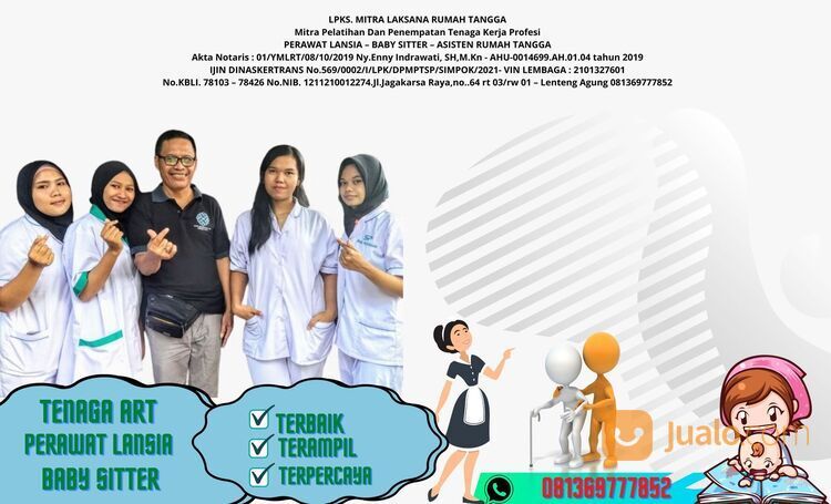 Penyalur Yayasan ART babysitter dan perawat lansia