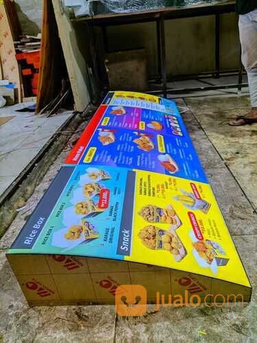 Signage Neon Box Menu Akrilik LED