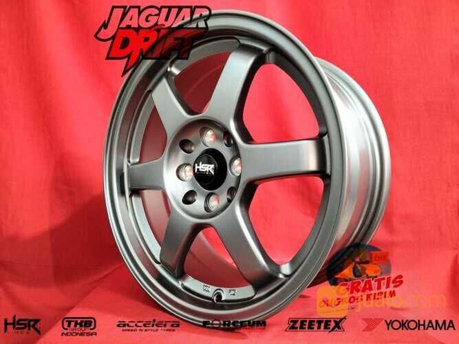 Velg TE37 R16 TOKYO 6001 HSR R16X7 H8X100-114,3 ET40 SMG JAZZ BRIO VIOS