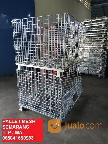 Pallet besi wiremesh keranjang barang murah