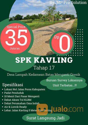 Promo Tanah Kavling Murah Tanpa DP