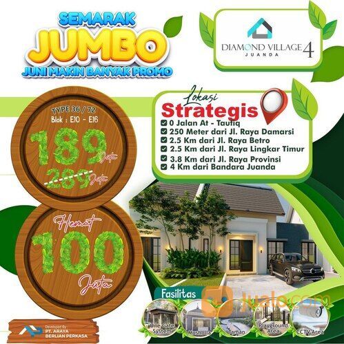 Untung Banyak,Rumah Di Sidoarjo Harga 150 Jutaan, Diamond Village Juanda 4