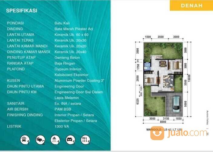 Rumah Murah di Bsb Village Semarang Aurora Valley
