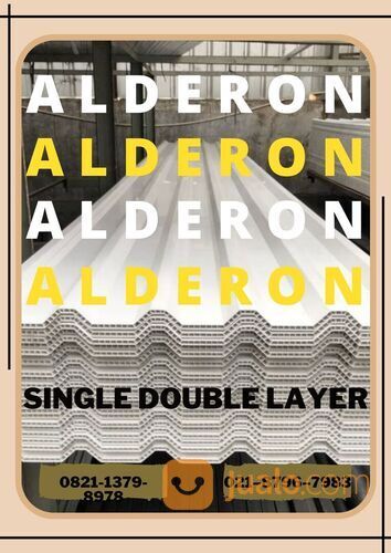 ALDERON ATAP PVC SINGLE & DOUBLE LAYER CUSTOM UKURAN