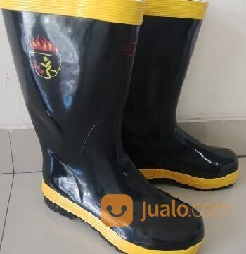 boot rubber safety fireman outfit,sepatu karet pemadam kebakaran
