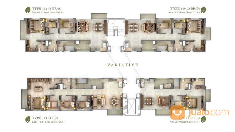 Rainbow Springs Condovillas Hunian Modern di Summarecon Serpong