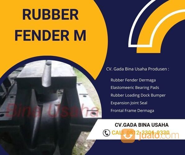 Karet Bumper Beton Dermaga Model M