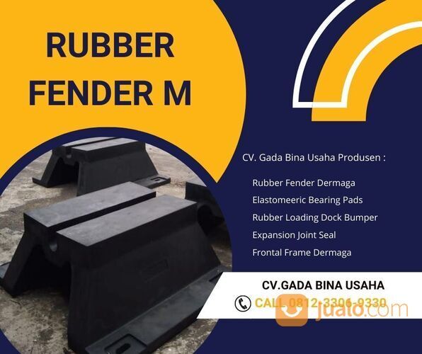 Karet Bumper Beton Dermaga Model M